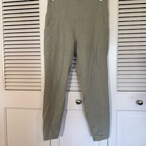 Zobha Heather Balsam Green High-Waisted Leggings